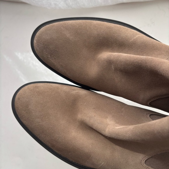 Boss Hugo Boss Men's Calev Pull On Chelsea Boots In Medium Beige Sz 45/US 12 - Picture 6 of 9